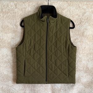 Woolrich Olive Quilted Vest
